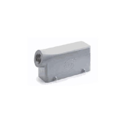 Capot 24B, Aluminium moulé sous pression, Alliage de zinc moulé, IP65, Sortie horizontale, PG21